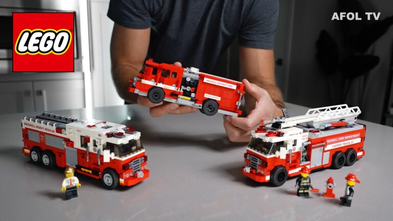 5 Best Lego Fire Truck Building Model Sets for Adult